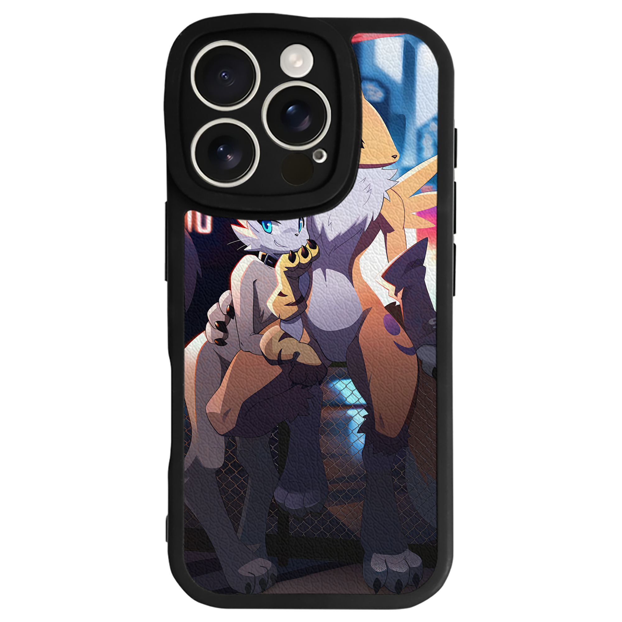 （画像用） Digimon デジタルモンスター/デジモン 【iPhone 16シリーズ対応】シリコンスマホケース（レザー調） 材質：シリコン